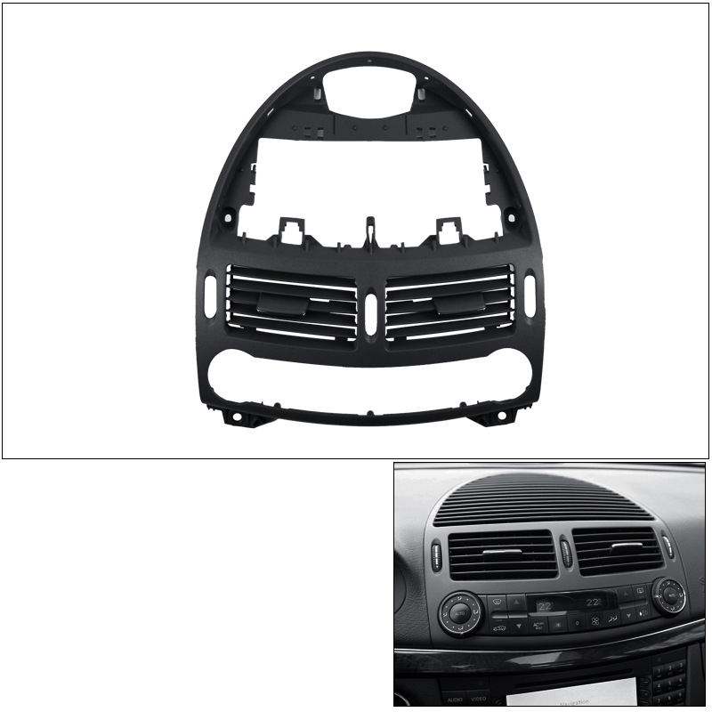 แผงช่องระบายอากาศกลาง B-สีดำ