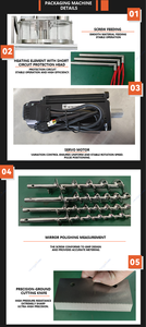 Ensacheuse automatique électrique à alimentation spirale, collage de films plastiques haute précision, faible bruit, facile à utiliser pour poudres alimentaires - Product Image 5