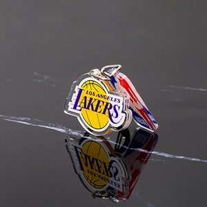 Porte-clés en acrylique <span class=keywords><strong>NBA</strong></span> toutes équipes, impression double face, cadeau pour fan de basketball, breloque de sac, pendentif clé - Product Image 3