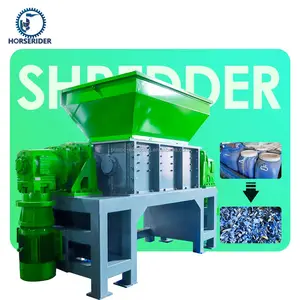 Industrial Plastic Pipe Shredder Machine Manufacturer Metal Scraps Paper Carton Recycled Shredder Machine