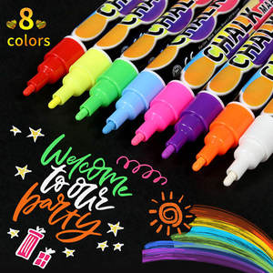 Pennarello a gesso liquido cancellabile a <span class=keywords><strong>8</strong></span> colori da 6mm più venduto per insegne in lavagna - Product Image 3