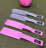 Sangles de cheville et de poignet rembourrées, réglables et confortables, en tissu polyester, avec anneau en D, pour exercices de fessiers sur machine à câble