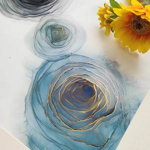 0.3mm 0.25mm白滑らかなアルコールインクペーパーA4 PP合成紙シートアルコールインク絵画用 - Product Image 5