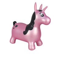 Jouets éducatifs trémie gonflable licorne saut à cheval intérieur et extérieur jouet pour les tout-petits et les enfants garçons et filles
