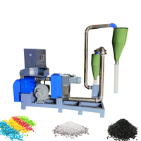 Granulateur de recyclage de bouteilles de déchets en plastique PP & PE pour la production de briques