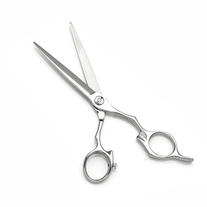 HS-0142 Hot Bán đánh bóng tốt Bạc sus440c thép không gỉ tóc Cắt kéo 6 inch cắt kéo cắt tóc Salon scisso - Product Image 3