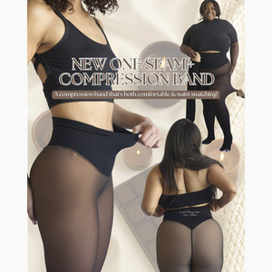 2025 Newest Popular Translucent Thermal Winter Warm Fake <strong>Dark</strong> Skin <strong>Brown</strong> Fleece Lined High Waist Breathable Snagging <strong>Leggings</strong> - Product Image 2
