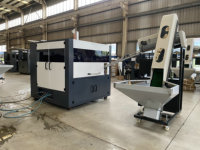 Machine de soufflage par étirage à grande vitesse contrôlée par PLC, 4 cavités, pour bouteilles de soda et bouteilles d'huile