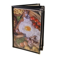 Yimi personnalisé de haute qualité en cuir PU PVC Menu livre Pages personnalisées pour hôtel & Restaurant fournitures