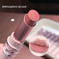 Lápiz Labial Mate Suave con Logotipo Personalizado OEM 2026, 3.5g, 10 Tonos, Maquillaje Labial para Uso Diario