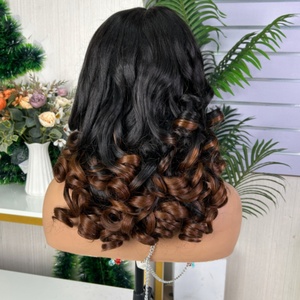 Peluca de Cabello Humano de Alta Calidad Sin Pegamento, Rizado y Voluminoso, SDD Super Double Drawn 5*5, 300% de Densidad - Product Image 6