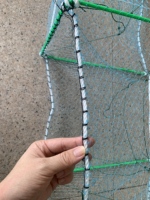 Piège de pêche Dragon Bubu populaire 25*38CM * 29 Section 10.2 mètres 5.3 KGS piège à crevettes fort utilisé en haute mer