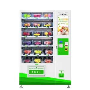 Tcn Twist Ei Automaat Cut Fruit Automaat Singapore Touch Screen Bediening Mini Mart Automaat Met Grote Glas