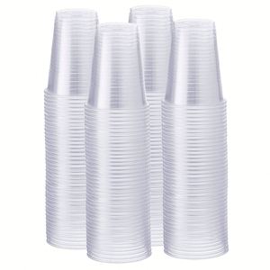 Gobelets de 7 oz, gobelets en plastique transparent PP pour les fêtes avec une résistance à la chaleur plus élevée, adaptés aux boissons chaudes, aux sodas, aux jus - Product Image 1