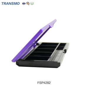 Nuevo Estuche de Maquillaje Cuadrado Ecológico Transparente para Rubor, con Logotipo Personalizado, Vacío, 3 Colores, Paleta de Sombras de Ojos con Espejo - Product Image 6