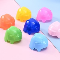 Bol créatif en plastique PP en forme de casque de hockey pour enfants - Durable et résistant aux chutes pour crème glacée, smoothies, collations et fruits