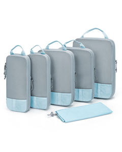 Sac de voyage polyvalent avec logo personnalisé, ensemble de 6 cubes de compression, accessoires légers, sacs organisateurs pour valise - Product Image 1