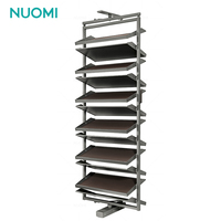 NUOMI Organisateur de Rangement Violet pour Armoire, Présentoir à Chaussures Rotatif Moderne 360 Gain de Place dans la Chambre