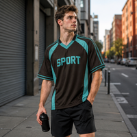Maillot de football de rue personnalisé OEM, sublimation, coupe ample, 100 % polyester, vêtements de style football