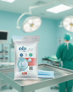 Masque chirurgical Oto Mask 3 plis, lot de 50, offre un confort léger et unisexe avec une protection jetable hygiénique au quotidien - Product Image 6