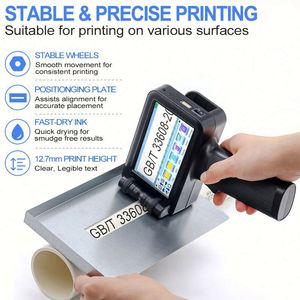 Impresora de Inyección de Tinta Portátil ODM, Máquina de Codificación de Fechas y Códigos de Barras Multilingüe para Cajas y Cartones - Product Image 4