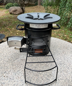 Estufa <span class=keywords><strong>de</strong></span> <span class=keywords><strong>Leña</strong></span> y Carbón Clásica SSM, Gran Venta en América, con Dos Puertas <span class=keywords><strong>para</strong></span> Patio, Camping y Uso al Aire Libre - Product Image 2