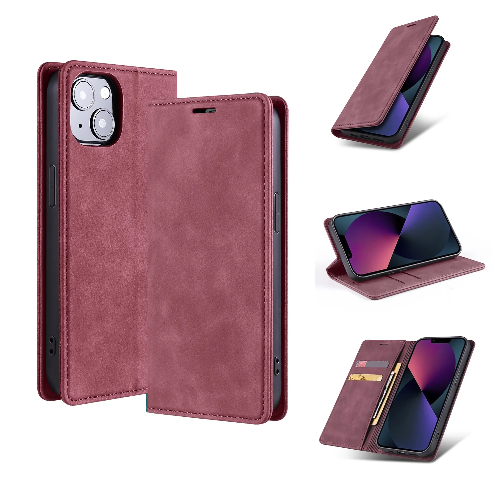 เคสโทรศัพท์แบบกระเป๋าสตางค์หนัง,สำหรับ Samsung Galaxy S22 Ultra S21 Ultra สำหรับ Huawei Nova Y70สำหรับ Redmi Note 11 11S เคสหนัง