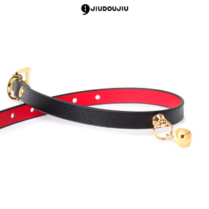 Collier ras du cou, SM BDSM, clochette en argent sterling, bijoux en cuir, jouet sexuel érotique pour femme K9, bondage pour adultes - Product Image 4