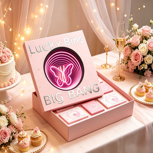 Wholesale Luxury Wedding Favor Blind Box with LED <b>Makeup</b> <b>Mirror</b> Acrylic ROHS Certified for Wedding Favors - Product Image 3