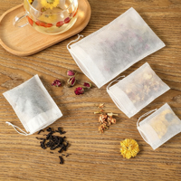 Sachets de thé biodégradables non tissés, vides, avec cordon de serrage, pour thé en vrac, herbes et café – Vente en gros directe usine