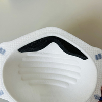 Masques de construction à bandeau jetable masque anti-poussière industriel moulé CE 2834 FFP2 masque nasal pour cimenteries contre la poussière de PM2.5