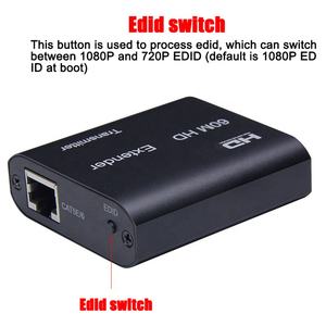 60M HDMI Extender 1080P Network Extender Over Ethernet Single Cat 6/<span class=keywords><strong>7</strong></span> Câbles Ethernet pour PC DVD <span class=keywords><strong>Sky</strong></span> <span class=keywords><strong>HD</strong></span> Box - Product Image 4
