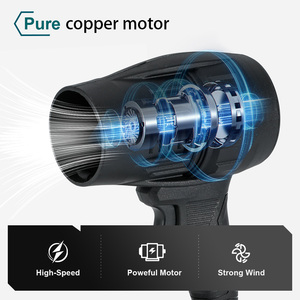 Souffleuse à neige à air comprimé sans fil haute pression, qualité industrielle, avec batterie lithium-ion, souffleuse à feuilles, 120,0 mph, utilisation en jardin - Product Image 3