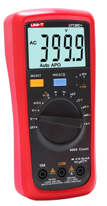 Multimètre numérique UNI-T UT136C+ entièrement amélioré avec écran LCD, <span class=keywords><strong>fonction</strong></span> <span class=keywords><strong>HFE</strong></span>, mesure de température et fonctions multiples - Product Image 2