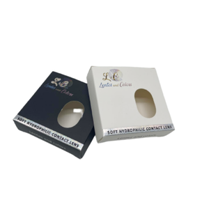 Custom Design Portable Packaging Box For Lenses Colorful Contact Lens Packaging Box