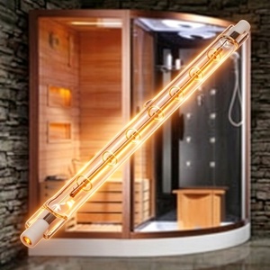 Lampe de sauna infrarouge OEM 535 mm <span class=keywords><strong>R7s</strong></span> 300W, élément chauffant infrarouge en verre de quartz halogène avec garantie d'un an pour les salles de sauna - Product Image 4