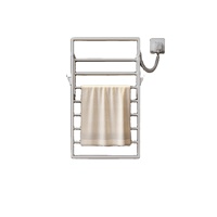 Tendedero eléctrico montado en la pared impermeable enchufable temperatura ajustable baño calentador de toallas para hoteles