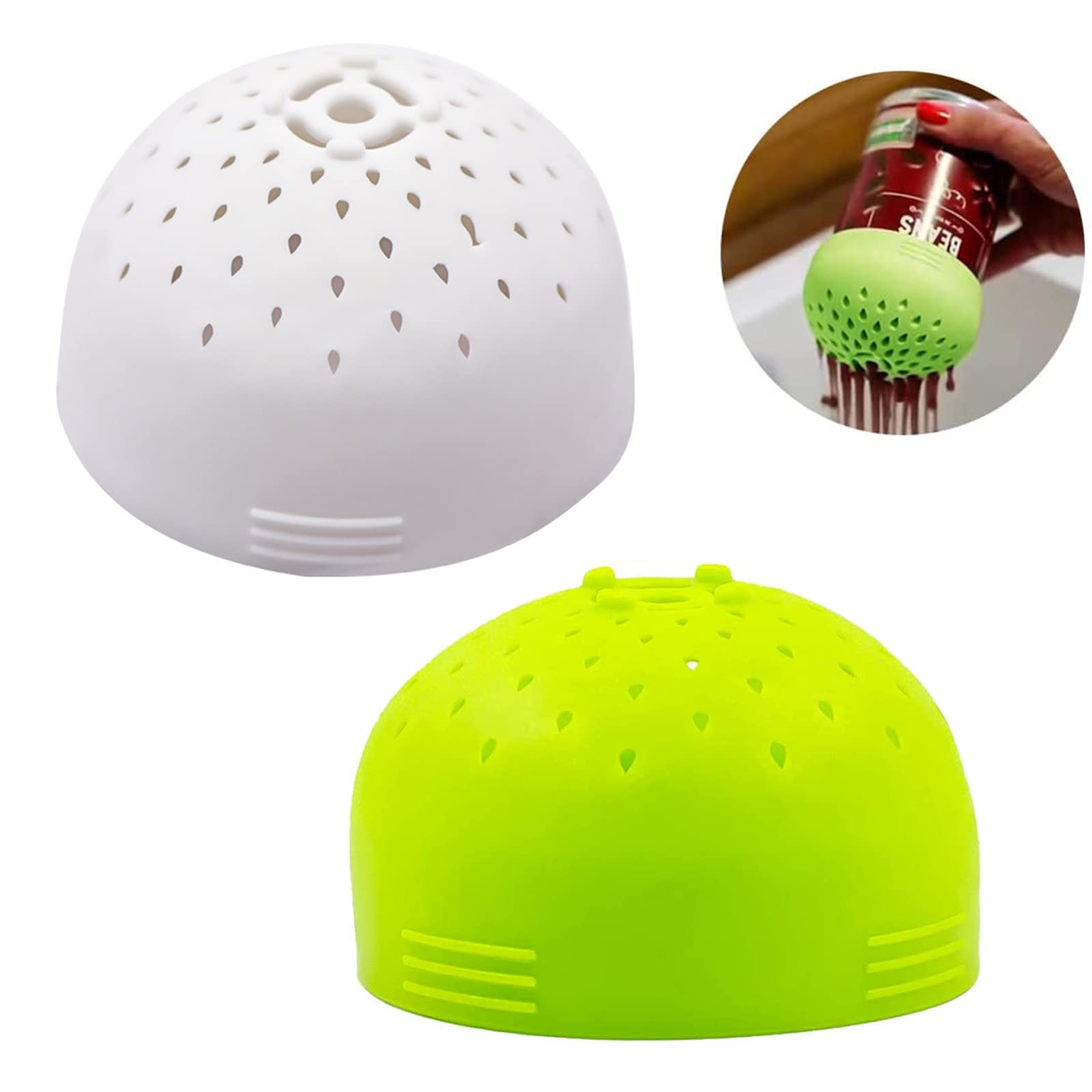 Мини-дуршлаг Can-компактный дуршлаг, небольшие дуршлаги и ситечки, Многофункциональный кухонный гаджет-силиконовый дуршлаг