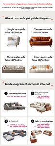 Capas de Sofá em Chenille para 7 Lugares, Capa de Sofá Anti-Arranhões para Pets, Tecido para Móveis Domésticos para Conjuntos de Sofás - Product Image 6