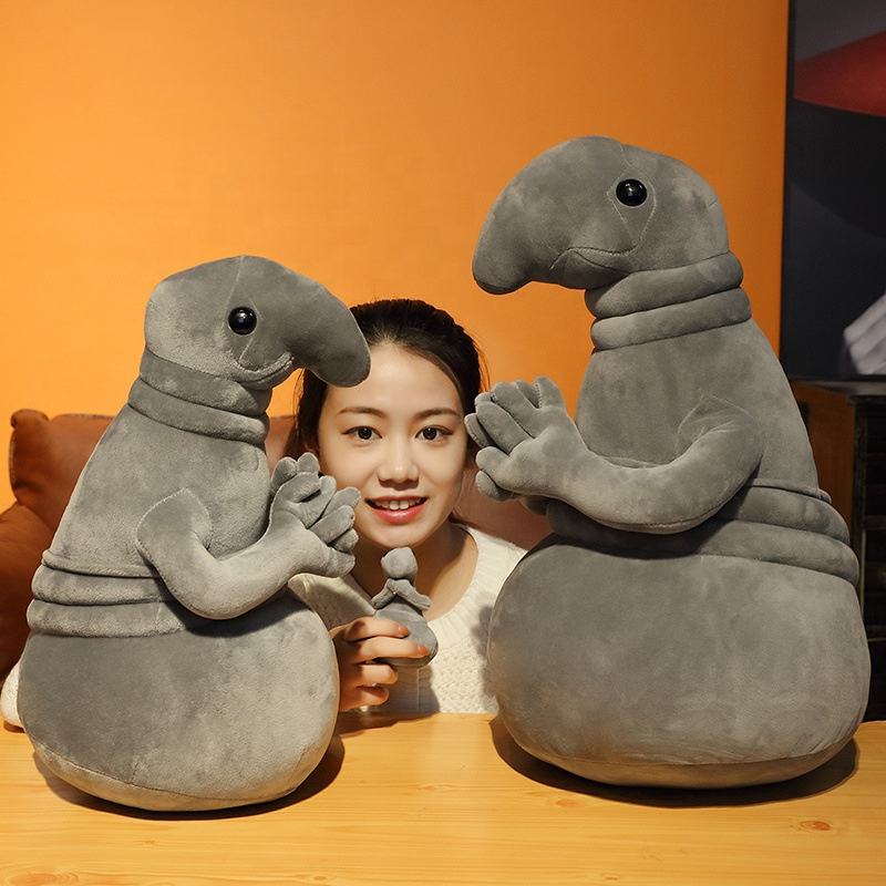 DL3309 New Hot Waiting Plush Toy Zhdun Meme Tubby Gray Blob Zhdun
