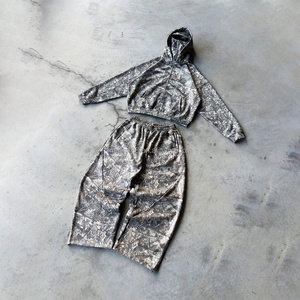 Design Tracksuit Manufacturer Masked Hoodie Hoodie and Sweatpants Set <b>Jogging</b> <b>Suit</b> Thick 100% Cotton Camo Custom Sweat <b>Suit</b> - Product Image 1
