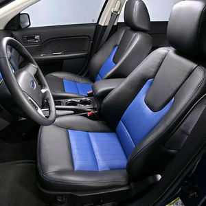 Housses de siège auto sur mesure pour Ford Fusion Energi Hybrid 2013-2020, accessoires, 5 places, cuir Nappa, ensemble complet - Product Image 1