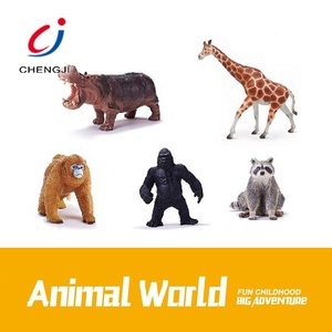 Juego de 24 Figuras de Animales Salvajes de Plástico para la Selva, Mundo <span class=keywords><strong>Animal</strong></span>, Simulación 3D, Modelo de Bosque, Animales de Vinilo Suave - Product Image 3