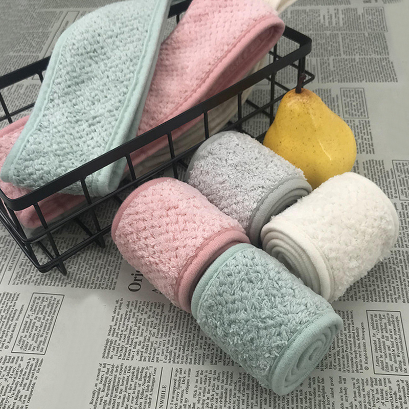 Мягкие Аксессуары для волос Toweling, повязки на голову для девушек для мытья лица, банная повязка для волос для макияжа, Женская Регулируемая головная повязка для спа-процедур для лица