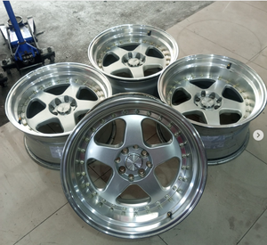 RCSR Voiture de tourisme en aluminium forgé à cinq rayons 15x7.5 15x8 16x8 16x9 17x9 17x10 <span class=keywords><strong>4x100</strong></span> 5x100 4x114.3 5x114.3 8x114.3 - Product Image 1