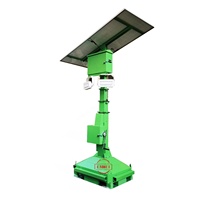 Tours d'éclairage solaires d'urgence avec système de caméra CCTV, tour de sécurité pour usage extérieur