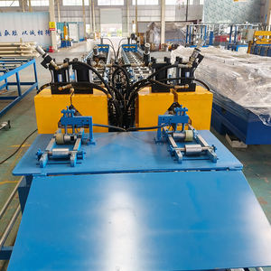 เครื่องขึ้นรูปเหล็กแผ่นเคลือบสังกะสีอัตโนมัติสำหรับโครงฝ้าเพดาน รูปทรงหมวกสองชั้น และผนังแบบรางเหล็ก - Product Image 5