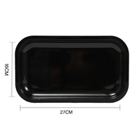 Plateaux à rouler vierges pour sublimation avec logo personnalisé, en fer blanc, avec couvercle magnétique, pour herbes, tabac et cigares