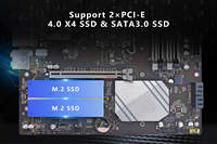 Placa Base Micro ATX Intel Z690 para PC de Escritorio, Socket LGA 1700, CPU de 12.ª Generación Core I9/i7/i5/i3, 4 DDR4, 128 GB de Memoria, M.2 SATA SSD