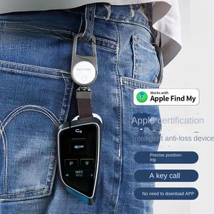 Findmy Gps אינטליגנטי gps מכשיר אנטי שאבד פשוט 4g רשת airtag מפתח תליון שטוח עבור ילדים קשישים תואם iOS app - Product Image 3